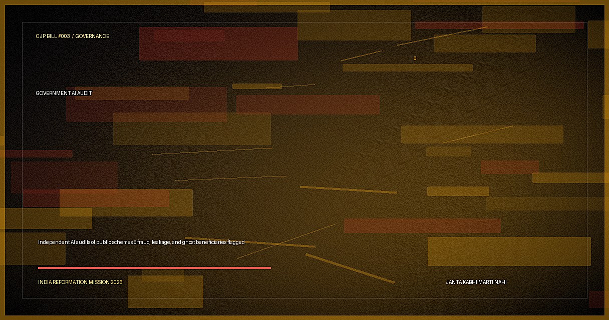 Cinematic poster for Government AI Audit Bill