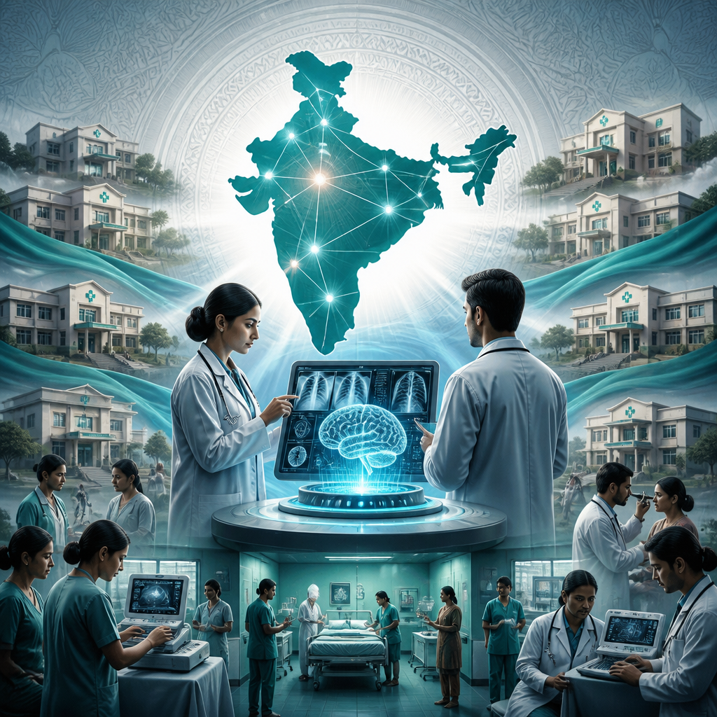 Cinematic poster for AI Diagnostic Healthcare Bill
