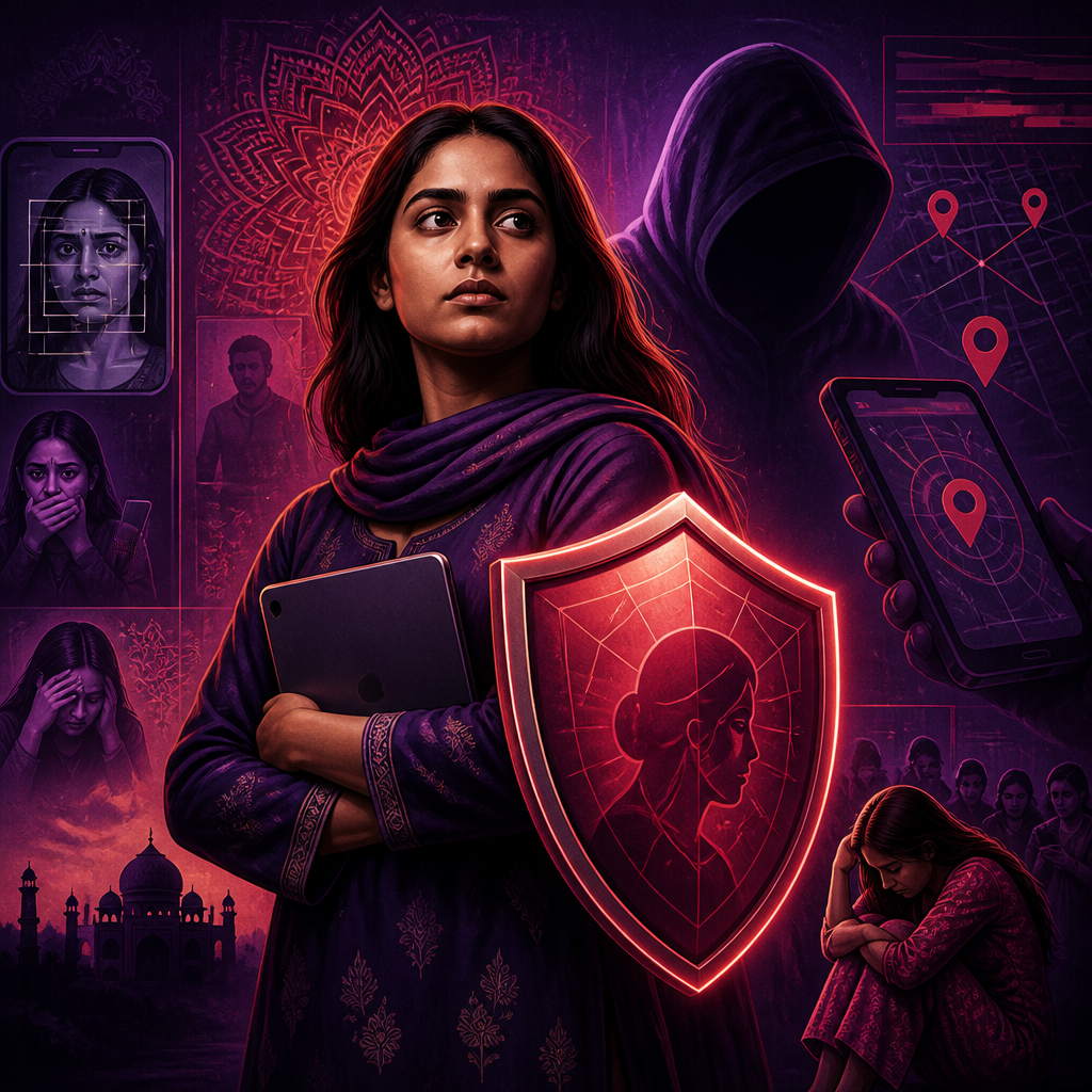 Cinematic poster for Anti-Stalking Digital Protection Bill