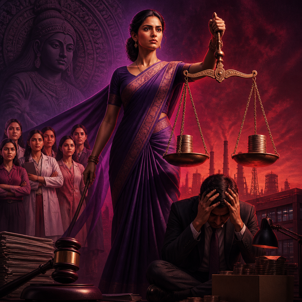 Cinematic poster for Equal Pay Enforcement Bill