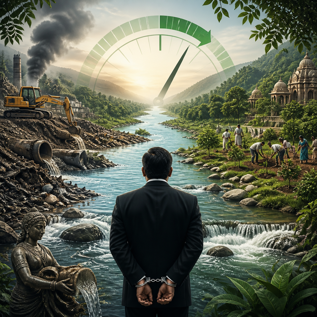 Cinematic poster for River Restoration Mission Bill